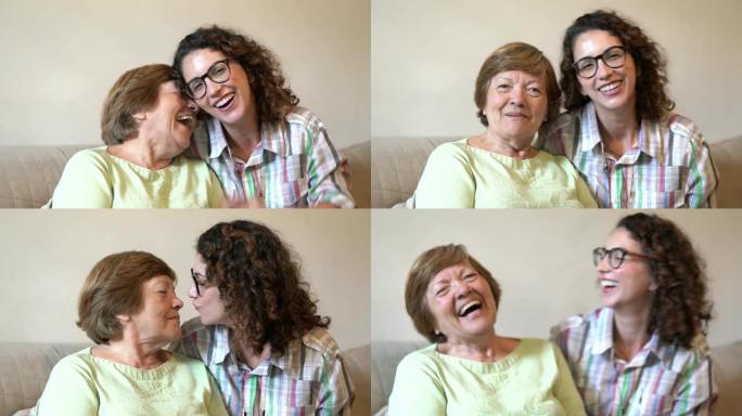 祖母/母亲和孙女的爱