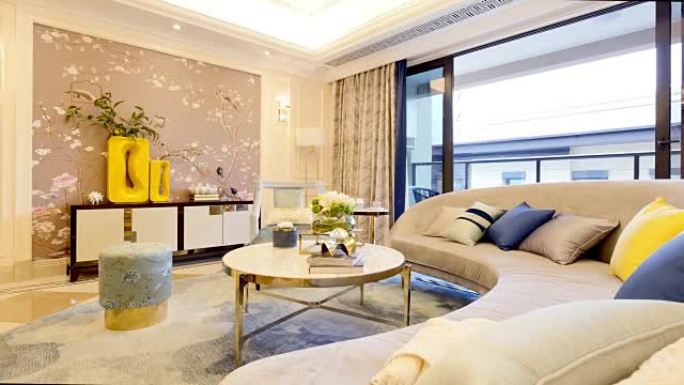 豪华客厅的内部