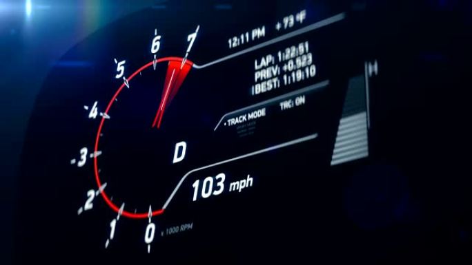 汽车速度计获得速度，运动比赛，危险快速驾驶，加速