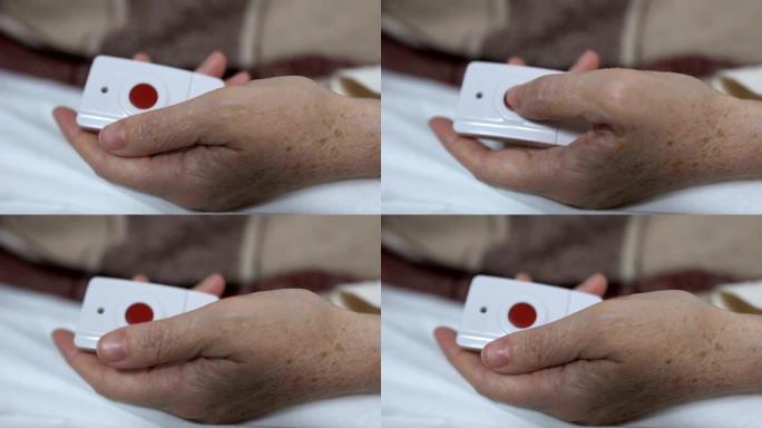 女性患者按下护士呼叫按钮或服用额外剂量的止痛药