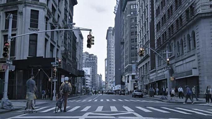 美国纽约曼哈顿街Flatiron Building