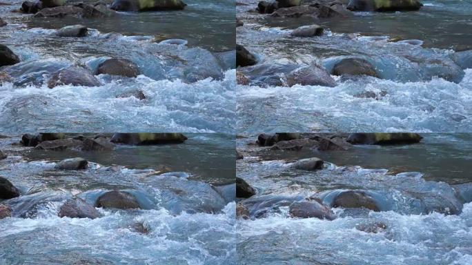 水流的慢动作镜头