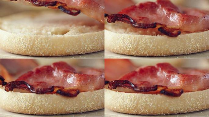 为早餐准备鸡蛋本尼迪克特