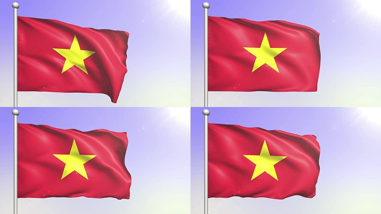 越南国旗 (可循环)