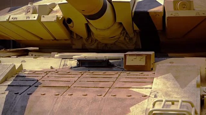 坦克炮塔和装甲面