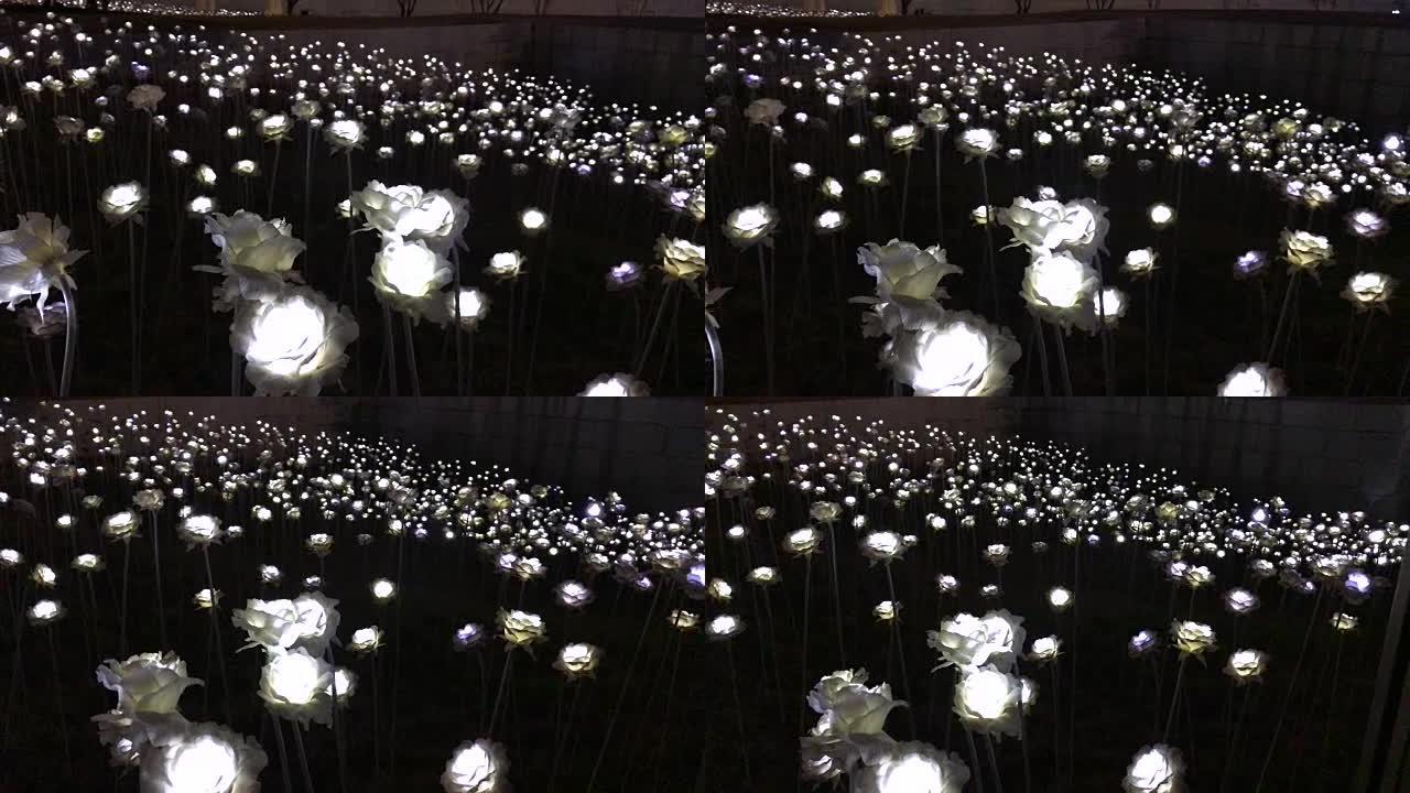 韩国首尔东大门设计广场led灯玫瑰园