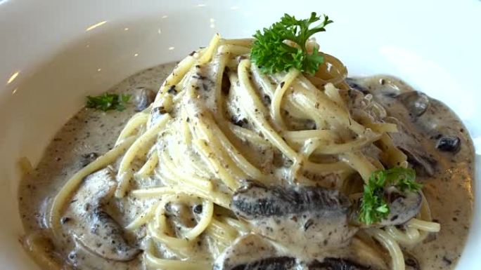 意大利松露蘑菇菜品展示特色美食