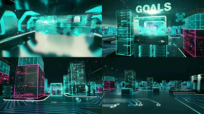 与数字技术概念会面