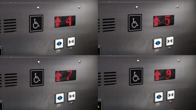 上升的电梯编号