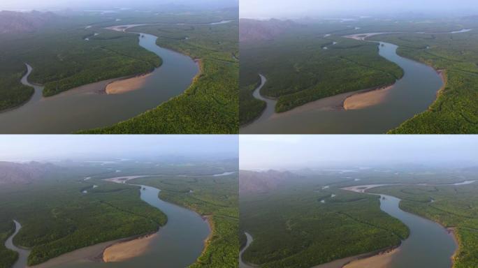 飞向热带雨林和许多河流