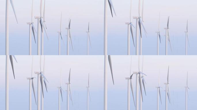 泰国碧差汶Khao Khor的风力涡轮机
