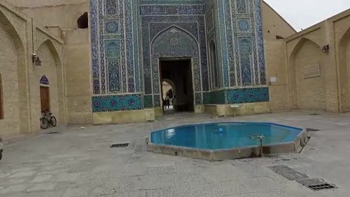 雅兹德的Jame清真寺入口
