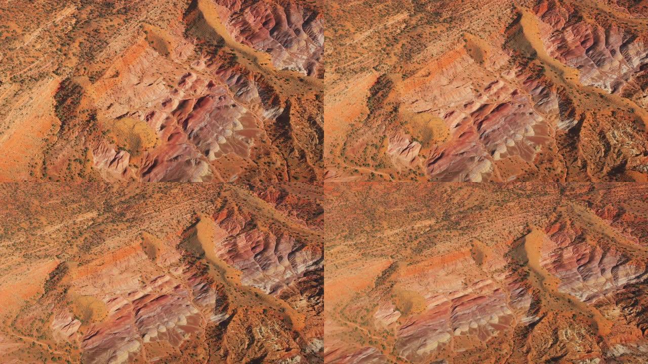 亚利桑那州空中彩绘沙漠