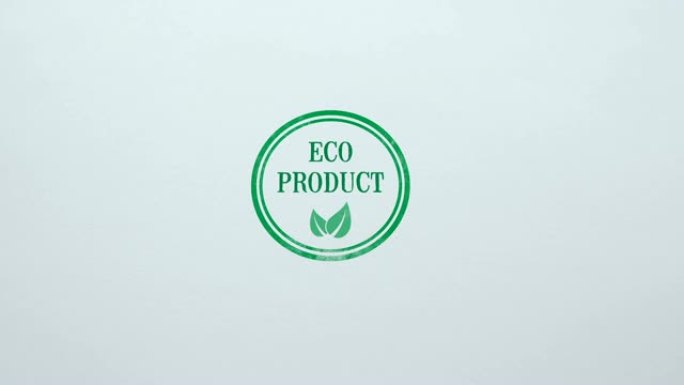 空白纸上印有环保产品印章背景、有机产品和食品