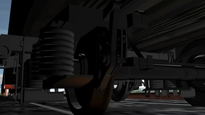 3D动画演示列车制动梁破裂事故