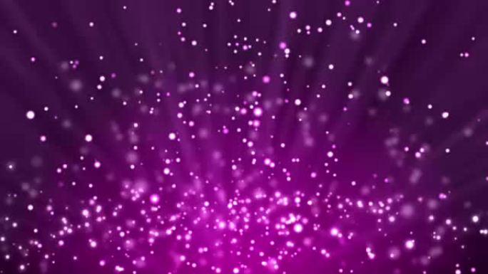 紫色粒子背景和光线