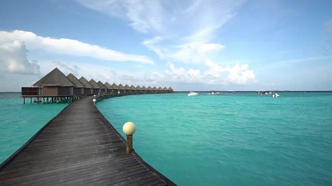 马尔代夫岛，有海滩和大海
