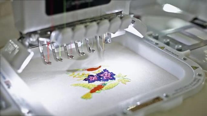 绣花机缂丝纺织织布工艺文化传承布料棉质刺