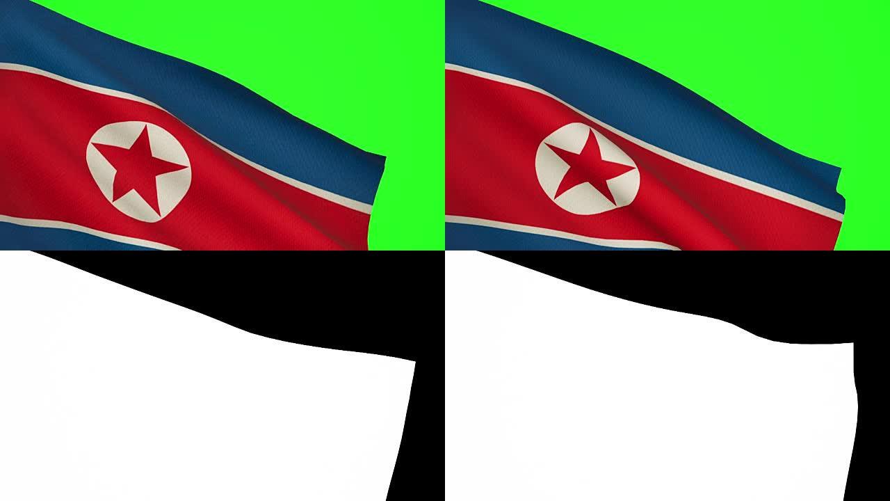 朝鲜国旗是哑光的