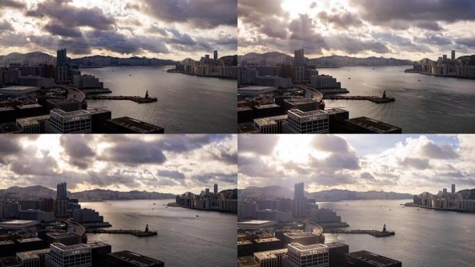时光流逝:香港，一个繁荣之城的航船