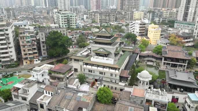 广州永庆坊 粤剧博物馆航拍