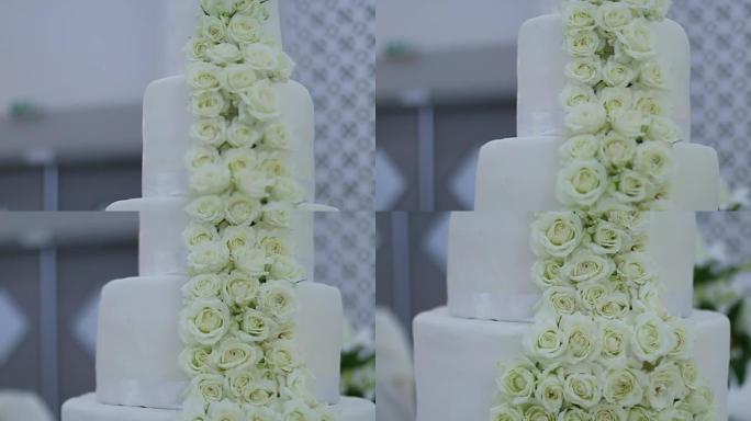 玫瑰花结婚蛋糕婚礼鲜花