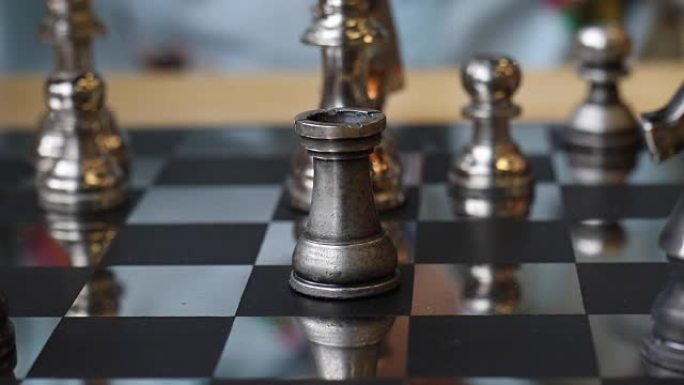 玩银棋的概念下棋棋盘国际象棋对弈