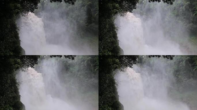 泰国考艾国家公园的Haew Narok瀑布