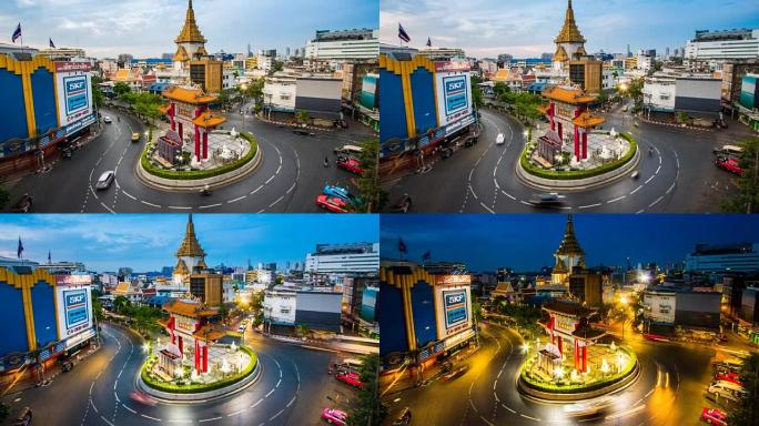 TL LD D2N Odean circle chinatown曼谷，泰国，大门是唐人街的一个地标性