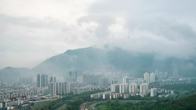 迷雾山的日出