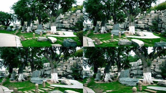 中国花园，西安，中国。