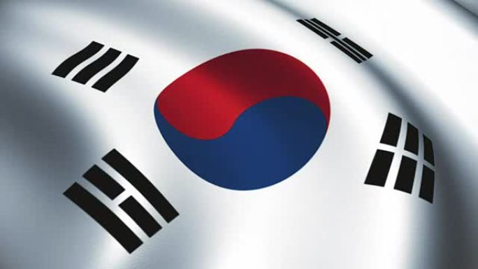 韩国国旗可循环