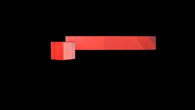 红色方块晶体包装元素