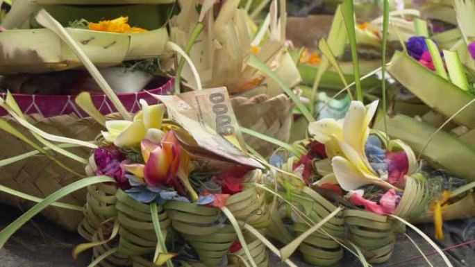 宗教祭品-巴厘岛，乌布