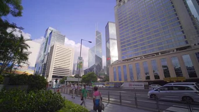 香港街景香港城市风光城市建设