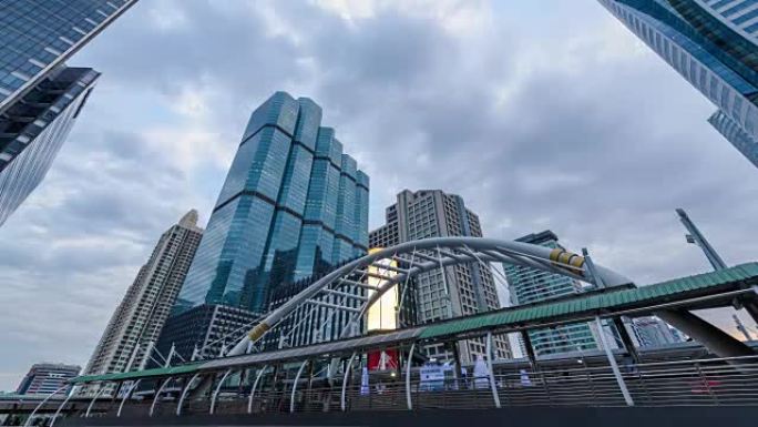 曼谷现代金融中心天际线