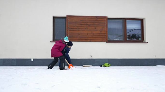 一起除雪