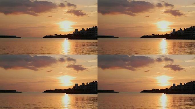 桑塞特的港口。