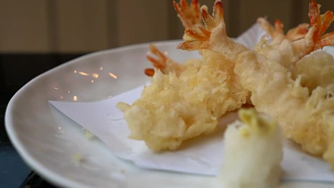 天妇罗-食物和日本食物