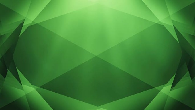 4k抽象几何背景循环 (绿色)