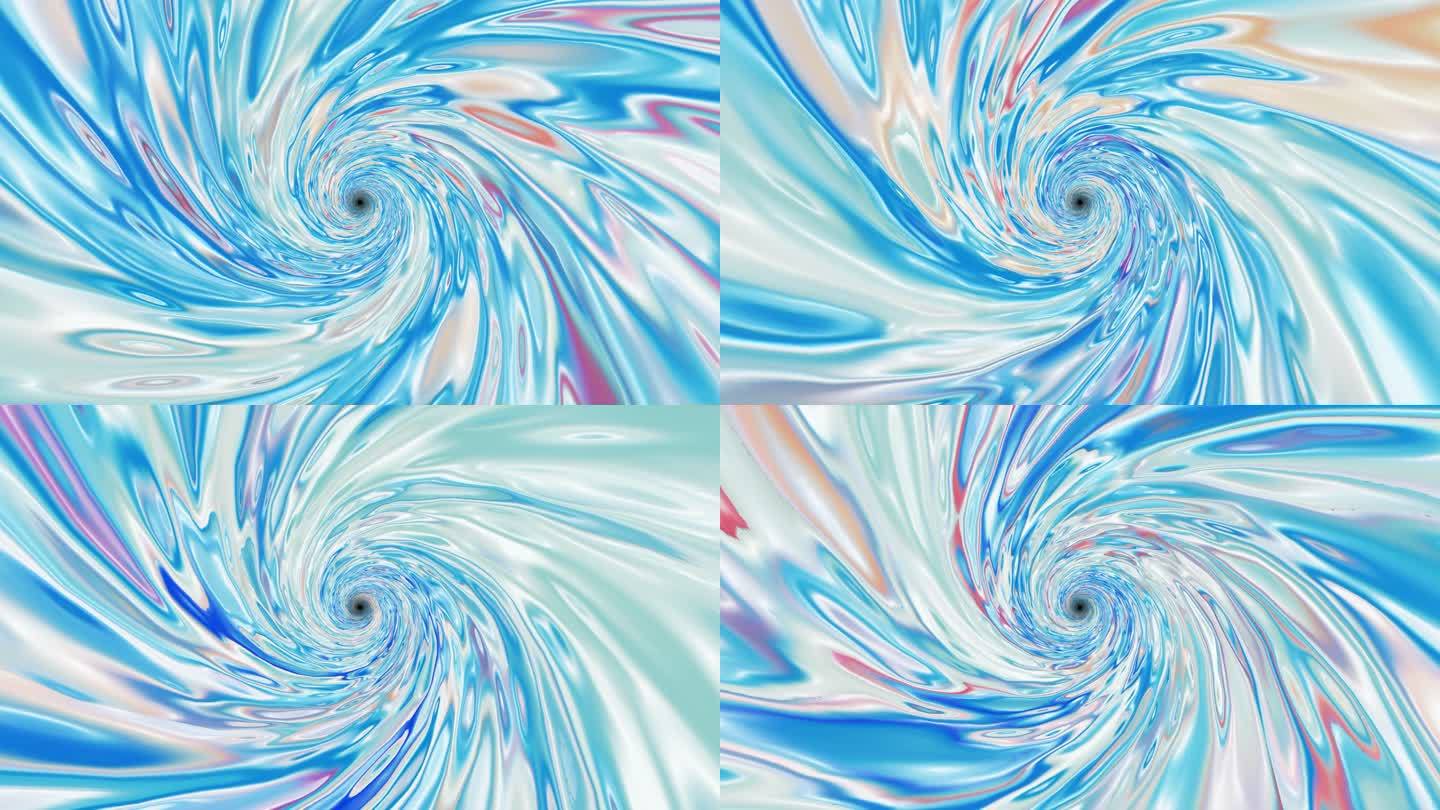 抽象背景光影螺旋水晶动态艺术投影15