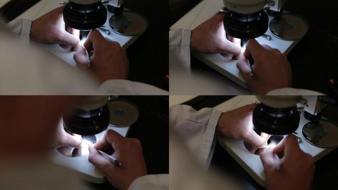 显微镜下工艺流程实验室疫苗研发显微镜