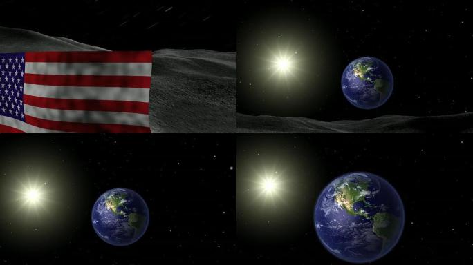月球上的旗帜1