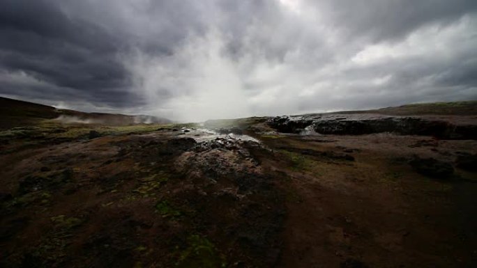 原始地球，在冰岛