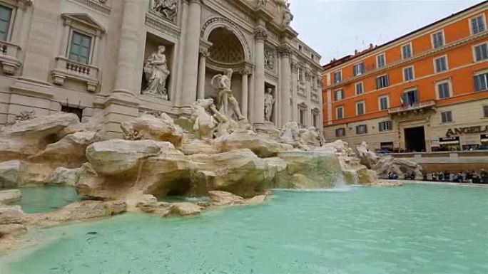 意大利罗马的许愿池。