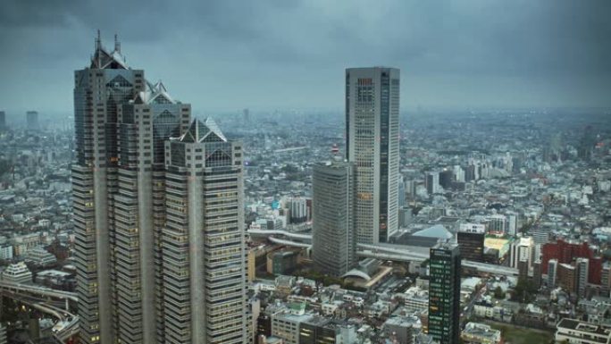 新宿和东京扩张高楼大厦办公楼小区