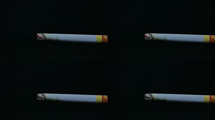燃烧的香烟抽香烟吸烟有害健康肺癌