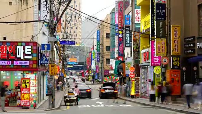 釜山海因台街延时
