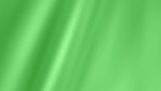 抽象波浪绿色真丝面料