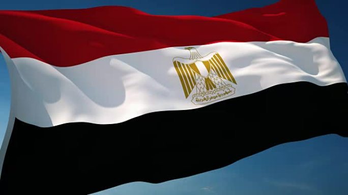 4K埃及国旗-可循环
